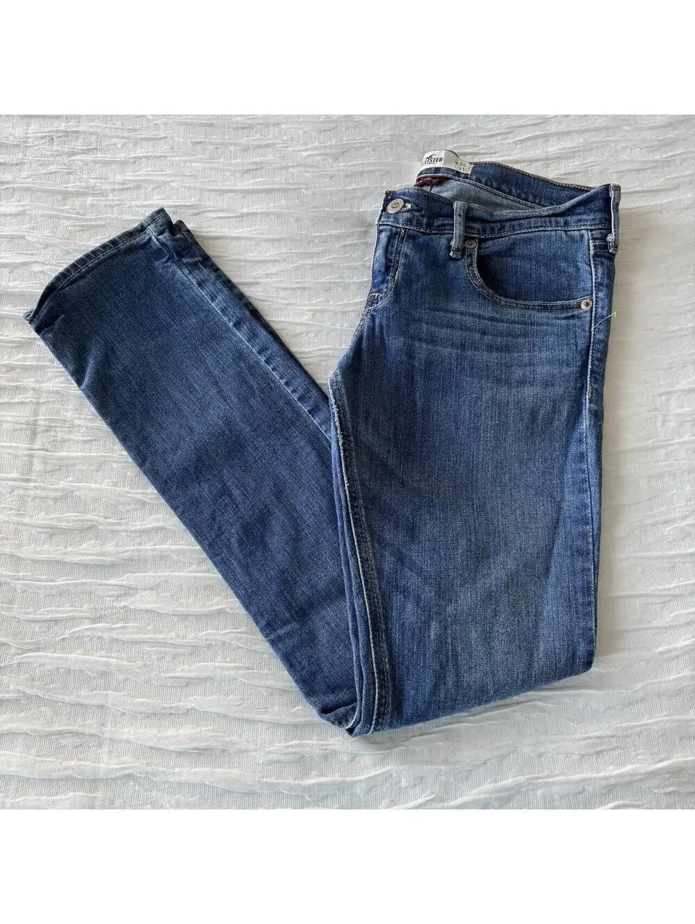 Hollister Co. Women's Blue and Navy Jeans
